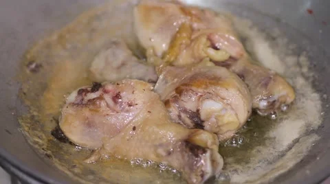 Fried chicken feet Stock Footage 56419677