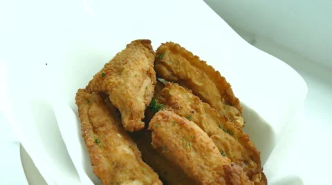 Fried chicken Video stock 67898891