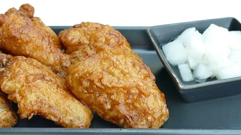 Fried chicken Stock Footage 76275506