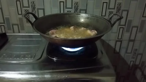 Fried chicken Stock Footage 243059280