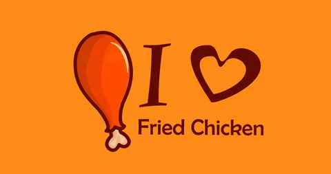 Fried chicken Vídeo Stock 333634552