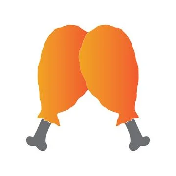 Fried chicken icon Stock Illustration