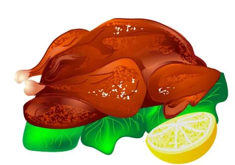 Fried chicken Stock Illustration