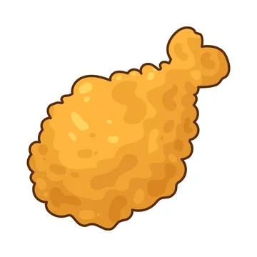 Fried Chicken illustration Stock Illustration