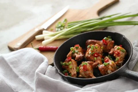 Fried chicken legs Stock Photos