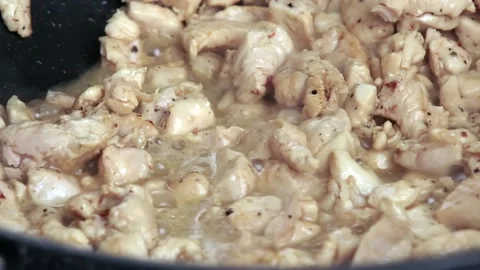 Fried chicken meat Stock Footage 149031671