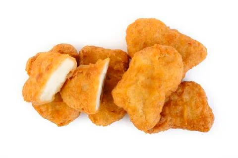 Fried chicken nuggets 스톡 사진