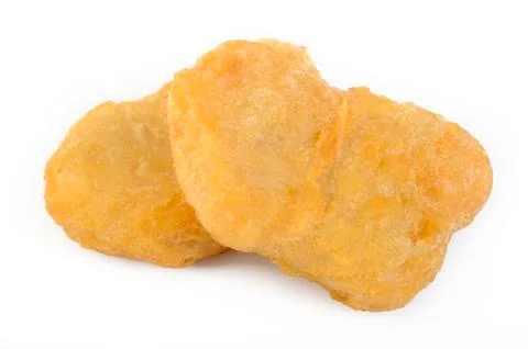 Fried chicken nuggets Stock Photos