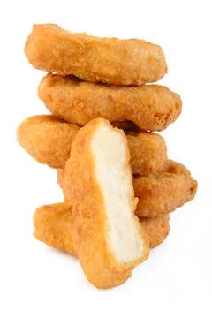 Fried chicken nuggets 스톡 사진