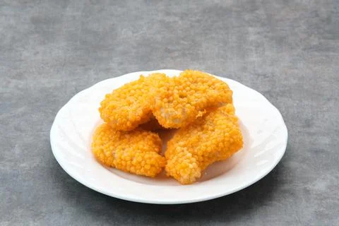 Fried chicken nuggets  Stock Photos