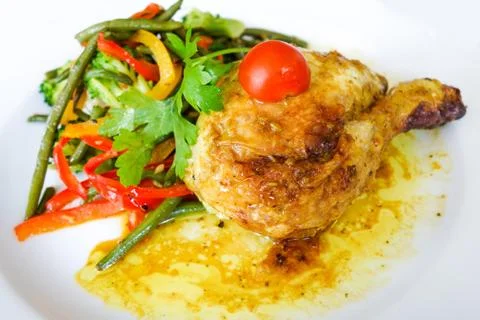 Fried chicken Stock Photos