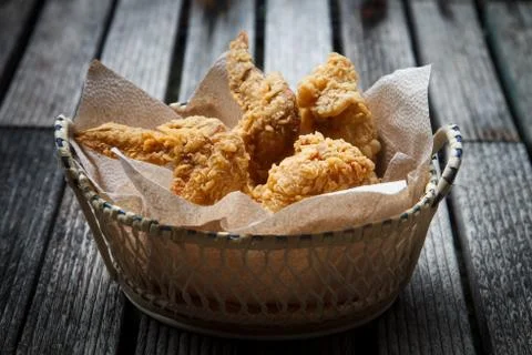 Fried chicken Stock Photos