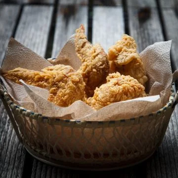 Fried chicken Stock Photos