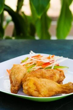 Fried chicken Stock Photos