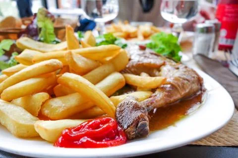 Fried chicken Stock Photos