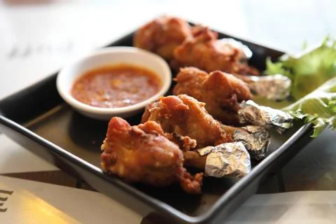 Fried chicken Stock Photos