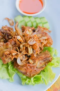 Fried chicken 스톡 사진