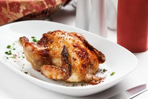 Fried chicken. Stock Photos