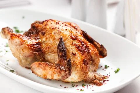 Fried chicken. Foto stock