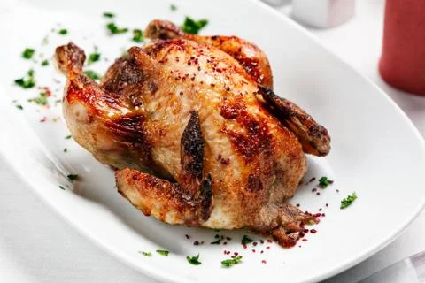Fried chicken. Foto stock