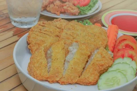 Fried chicken Stock Photos