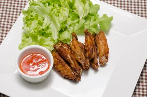 Fried chicken Foto stock