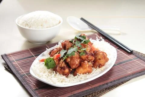 Fried chicken Foto stock