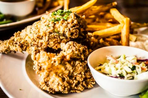 Fried chicken Stock Photos
