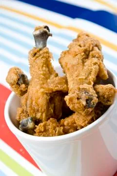 Fried chicken Stock Photos