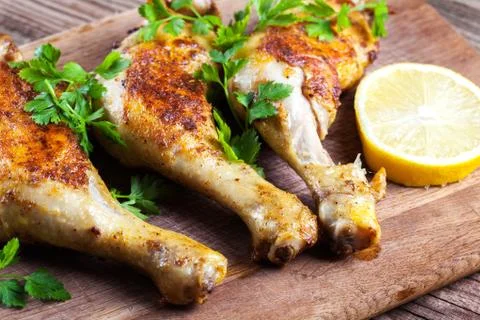 Fried chicken Foto stock