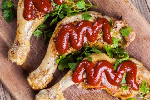 Fried chicken Foto stock