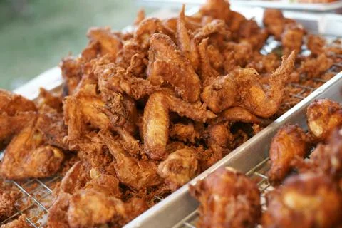 Fried chicken Stock Photos