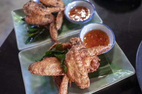 Fried chicken Stock Photos