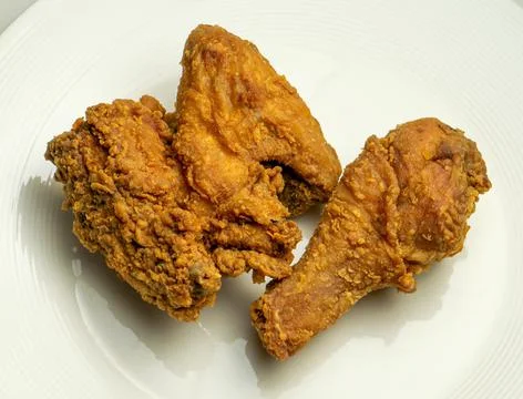 Fried chicken  Stockfoto's