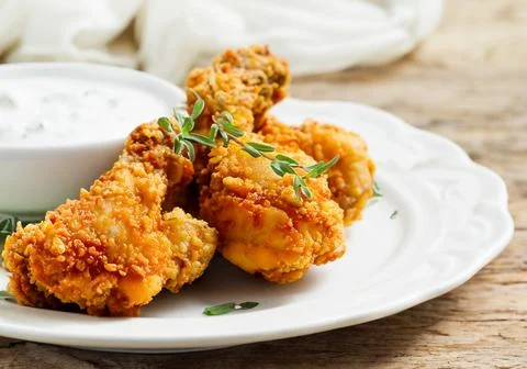 Fried chicken Stock Photos