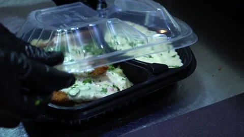 Fried Chicken Takeout Stock Footage 319207314