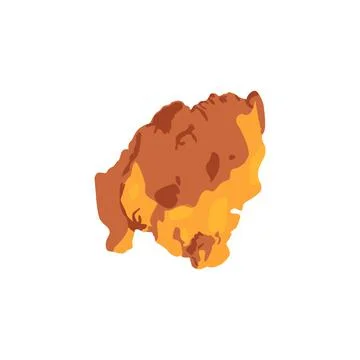 Fried chicken vector illustration isolated Stock Illustration