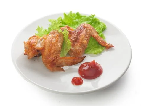 Fried chicken wing Stock Photos