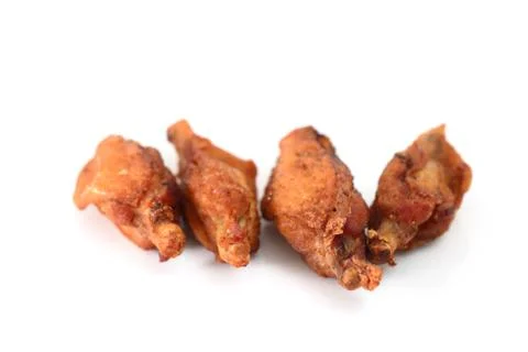 Fried chicken wings Foto stock