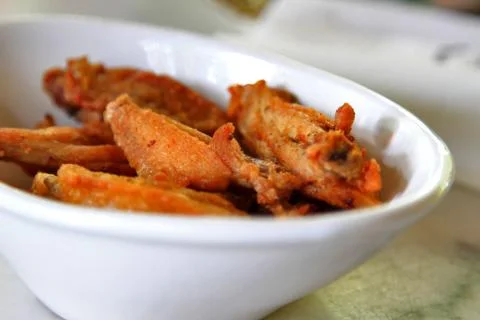 Fried Chicken wings Stock Photos