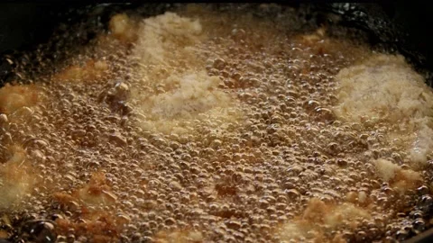 Fried Chickens Stock Footage 163640314