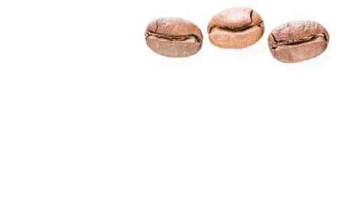 Fried coffee beans Stock Photos