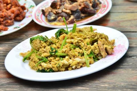 Fried crab Stock Photos