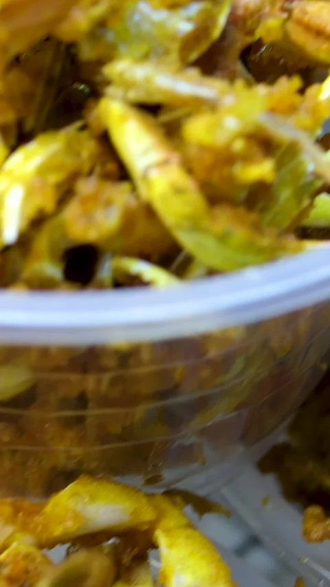 Fried crispy insect for meal Stock Footage 316044856