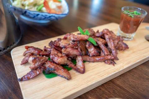 Fried Crispy Pork Stock Photos