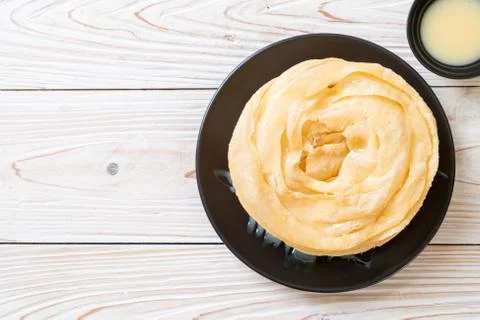 Fried crispy roti dough 写真素材
