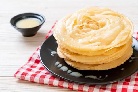 Fried crispy roti dough 写真素材