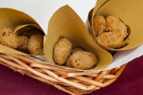 Fried croquettes Fotos de archivo
