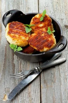 Fried Cutlets Stock Photos