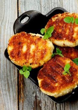 Fried Cutlets Stock Photos